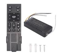 Koolenry Ceiling Fan Remote Control Kit with 6 Speed Settings Replacement Ceiling Fan Remote Dimmable Controller Driver Fan Light Accessories