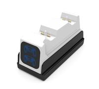 Koolenry Charger for PS5controller, with Fast Charging AC Adapter, and Dual Induction Docking Station for PlayStation5.