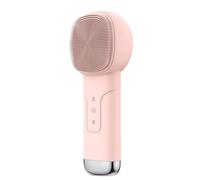 Koolenry Cleansing Brush Skin Cooling Massager Red and Blue Light Vibration Hot and Cold Compress Electric Massage Exfoliating Vibrating Pink