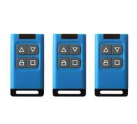 Koolenry Clone Remote Control 433MHz 50 Meter Range Copy for Electric Garage Door Opener Controller Duplicator Blue