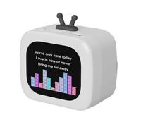 Koolenry Compact Bluetooth Speaker with Alarm Clock, Music, Photo Album, and Multifunction Tools for Enhanced Daily Use