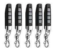 Koolenry Compact Wireless Duplicator 433MHz Remote Control System for Garage Doors Gates 5pcs Universal for All Systems Compatibility Black