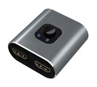 Koolenry -Compatible 4K Splitter Switch Bi-Directional 1x2/2x1 HD 2 in 1 Out for /5 TV Box Switcher Adapter