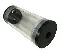 Koolenry Computer Water-Cooled Water Tank Cylindrical Water Tank 16CM Acrylic Round Tube Computer Water Cooling Box