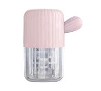 Koolenry Contact Lens Cleaner Machine withDrawstring forDaily Care Fast Cleaning Soft Pink