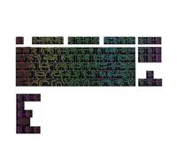 Koolenry Contour 4.0 Side Engraved Keycap 97 Keys Side Engraved for Mechanical Keyboards for Gaming GMK87 F75 Models