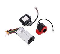 Koolenry Controller Lcd Monitor 5.5in for 24V 250W Controller LCD Monitor Brake Set Alloy Electric Bike Scooter Accessory