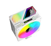 Koolenry CPU Air Cooler 1800RPM ARGB PWM Cooling Fan CPU Radiator Case Fan Air Cooler High Airflow Radiator forEfficient CPU Cooling B