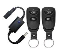 Koolenry DC3.7V-12V Wireless Remote Control Switch Relay Driver Power on Off for LED Light Strip Reading Lamp Micro-Switch