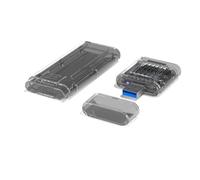 Koolenry Detachable M.2 NVMe SSD Enclosure M.2 to Type-A USB3.2 External Adapter NVME SSD Case Laptop Accessories Clear Grey