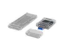 Koolenry Detachable M.2 NVMe SSD Enclosure M.2 to Type-A USB3.2 External Adapter NVME SSD Case Laptop Accessories Clear