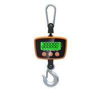 Koolenry Digital Crane Scale Industrial Hanging Scale Heavy Duty Hanging Hook Scales Weighing Tool forFarm, Fishing 500kg 100g