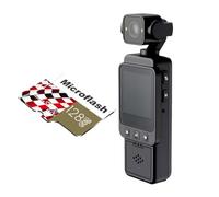 Koolenry Digital Video Camera 1080P HD 270° Rotatable Lens 128G Storage WIFI Enabled Mini Handheld Outdoor Sports Law Enforcement Camcorder Recorder