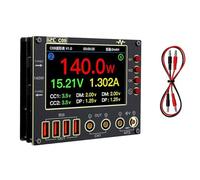 Koolenry Diode Scanning Measurement Tester Multimeter 4 Inch 0-40V Input Dual Channel Intelligent Digital Display Mode Charging B