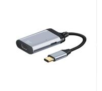 Koolenry Displayport Monitor Converter USB-C Type-C to Mini DP 4K 2K 60hz Adapter with Female PD Power Port
