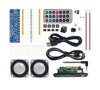 Koolenry DIY Bluetooth Speaker Kit with FM Radio 85.7-108MHZ DIY Soldering Project Practice Electronic Kit Solder U Disk TF