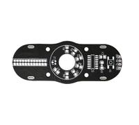 Koolenry DIY Electronic Kit for LED Flashing Finger Tip Gyroscope Featuring 51 Microcontroller Circuit Board Welding Assembly Components