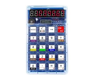 Koolenry DIY Soldering Project Kit for LED Digital Tube Calculator with 51 Microcontroller and Resistance Conversion