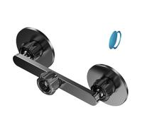 Koolenry Double Magnetic Mount Car Holder Adapter for Live Video Recording Connects 2 Mobile Phones