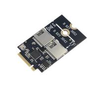 Koolenry Double TF M. 2 B-KEY Adapter Board Rate 100-160M/S Speed Supports KEY-B USB3.0 Hot-Swapping Stable High Performance Design