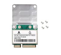 Koolenry Dual Band 2.4G/5GHz RTL8852BE WiFi 6 Network Card Mini PCI-E AX1800 Adapter with Bracket BT 5.2 for 10/11 Win