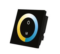 Koolenry Dual Color for LED Strip DC12-24V Dimmer 86 Panel Touch Dual Color Temperature Light Controller