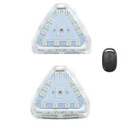 Koolenry Dual LED Strobe Warning Lights for Enhanced Vehicle Safety, Remote-Controlled, Fits Cars and Motorcycles