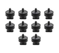 Koolenry Dual Nut Cold Shoe 1/4 Hot Shoe Mount Phone Holder Adapter Bracket for Double-Layer Camera Hot Shoe Adapter Accessories