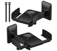 Koolenry Dual Side Clamping Wall Mount for Speaker- 2PCS for Most Bookshelf Surround Sound Speakers