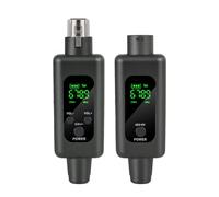 Koolenry Dynamic Microphone Transceiver Audio Transceiver System Wireless Microphone System XLR Mic Converter Adapter