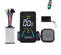 Koolenry E-Bike NFC LCD Display Color Animated Meter 24V/36V/48V/60V UART Speedometer+ 36V 350W Controller for Electric Scooter 5PIN