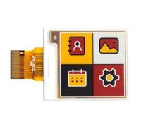 Koolenry E-Paper Display E-Ink Display 1.54'' E-Paper Display 152x152 Mini Color E-Ink Display