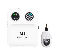 Koolenry Earphone Receiver Wireless 2.4G Adjustable Frequency Long Distance for Singer Band Stage System