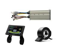 Koolenry Ebike Sine Wave Controller 48/52/60/72V 60A Brushless Controller and H-100 LCD Color Display E-Scooter Parts