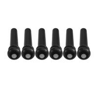 Koolenry Ebony Wood 6PCS Violin Tail Nail Endpin Set for Violins & Folk Guitar