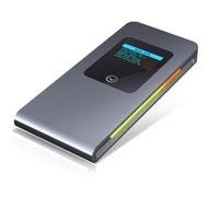 Koolenry Effect NVMe Protocol M2 Mobile Hard Disk Drive Box 10Gbps High-Speed Solid State Disk Box RGB Cooling Light