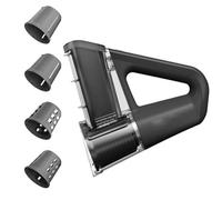 Koolenry Electric Cheese Grater Portable Salad Maker 40W Electric Rotary Slicer Shredder with 4 Different Shapes of Blades Black