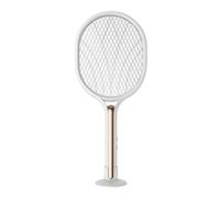 Koolenry Electric Fly Swatter 2500V Rechargeable Bug Zapper Racket Dual Modes Mosquito Swatter for Indoor, Office, and Backyard Use