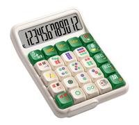 Koolenry Electronic Calculator 12 Digits Mechanical Buttons Multifunctional Financial Accounting Office School Tool