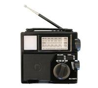 Koolenry Emergency Radio Solar Powered Portable LED Flashlight FM AM SW Radio Receiver Multi Function Music Player Phone Charger