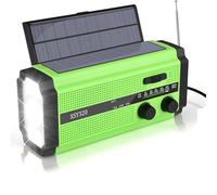 Koolenry Emergency Radio with AM/FM/Weather Alert Portable Hand Crank Radio Phone Power Bank for Outdoor Camping