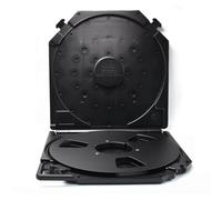 Koolenry Empty Take Up Reels Storage Box with 10 Inch Empty Takeup Reel Portable Full Protection Carrying Case for 10 Inch Sound Tapes A