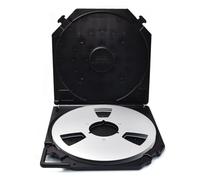 Koolenry Empty Take Up Reels Storage Box with 10 Inch Empty Takeup Reel Portable Full Protection Carrying Case for 10 Inch Sound Tapes B