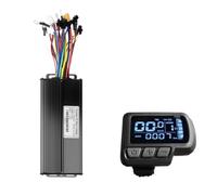 Koolenry EN06 LCD Electric Bike Display Meter 35A 36V/48V/52V Controller Kit Sine Wave for Scooter E-Bike Modification