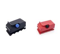 Koolenry Ergonomic Design DIY Projects Cardboard Cutting Tool 2PCS Cat-Shaped Handheld Scratching Cutter Black+Red