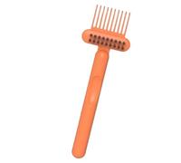 Koolenry Ergonomic Dual-Action Hair Brush Cleaner, Ideal for Home& Salon Use, Portable Cleaning Tool Perfect for Travel and Professional Settings Orange