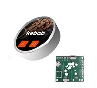 Koolenry ESP32 S3 LVGL Development Board 1.5-Inch 466x466 Round OLED Touch Knob Display Wifi Bluetooth with Adapter Board Silver