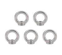 Koolenry Eye Nut 304 Stainless Steel Marine Lifting Eye Nuts M8 Ring Nut Eyelet for Cable Lifting