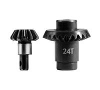 Koolenry FCX24 Overspeed Helical Gear Bevel Gear Bridge Gear Upgrade Kit 1/24 RC Crawler FMS FCX24 FCX18 Upgrade Parts 12T/24T