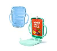 Koolenry Food Pouch Holder for Toddlers, Spill-Proof Squeeze Proof 2 Pack with Handles, Fits Most Baby Pouches B
